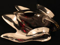 Wine Jug & Stand - 925 Silver, Glass, 2011. Glass by Brian Hirst